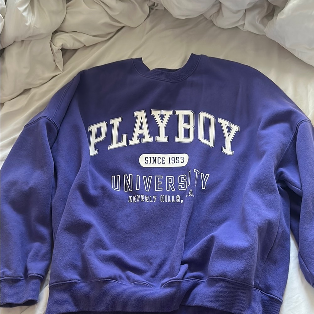 Playboy Men's Purple Sweater
